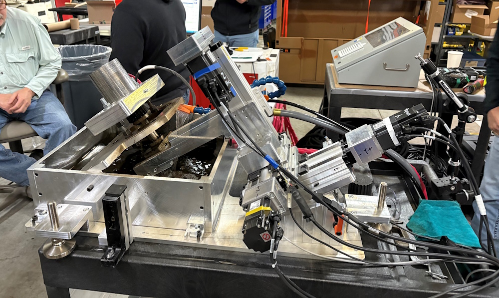 electrical discharge machining assembly