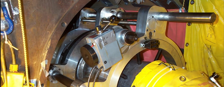 nuclear nozzle onsite machining